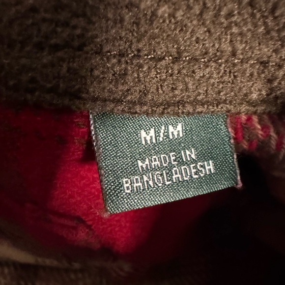 Orvis Classic Collection Flannel Shirt - Men’s Medium - Plaid Red & Beige - - Picture 5 of 5